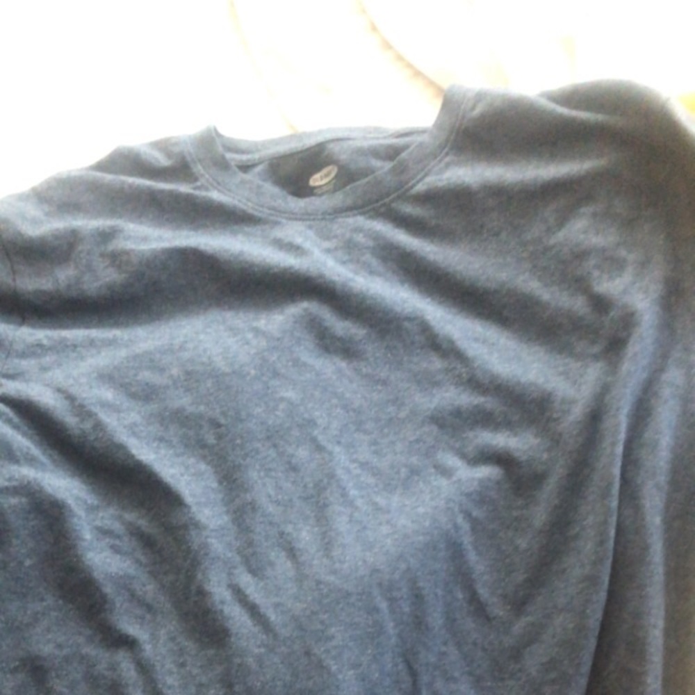 Mens Medium Blue Old Navy Long Sleeve T Shirt